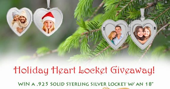 Win a Holiday Heart Locket!
