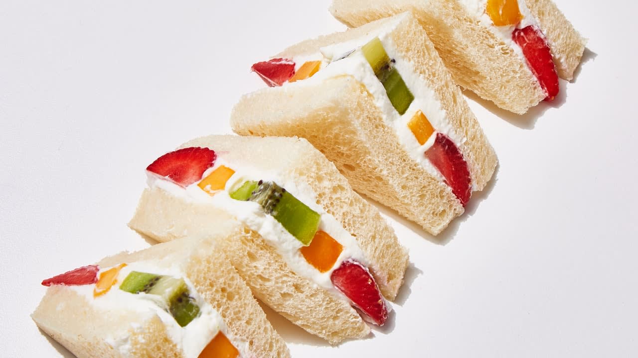 A Fruit Sando Is a Dessert Sandwich Filled with Joy and Whipped Cream