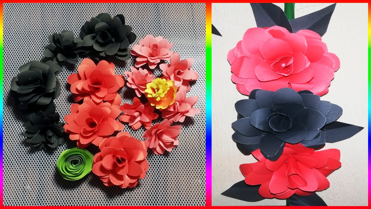 Handicraft Paper Flower Wall Hanging! Unique Wall Decoration