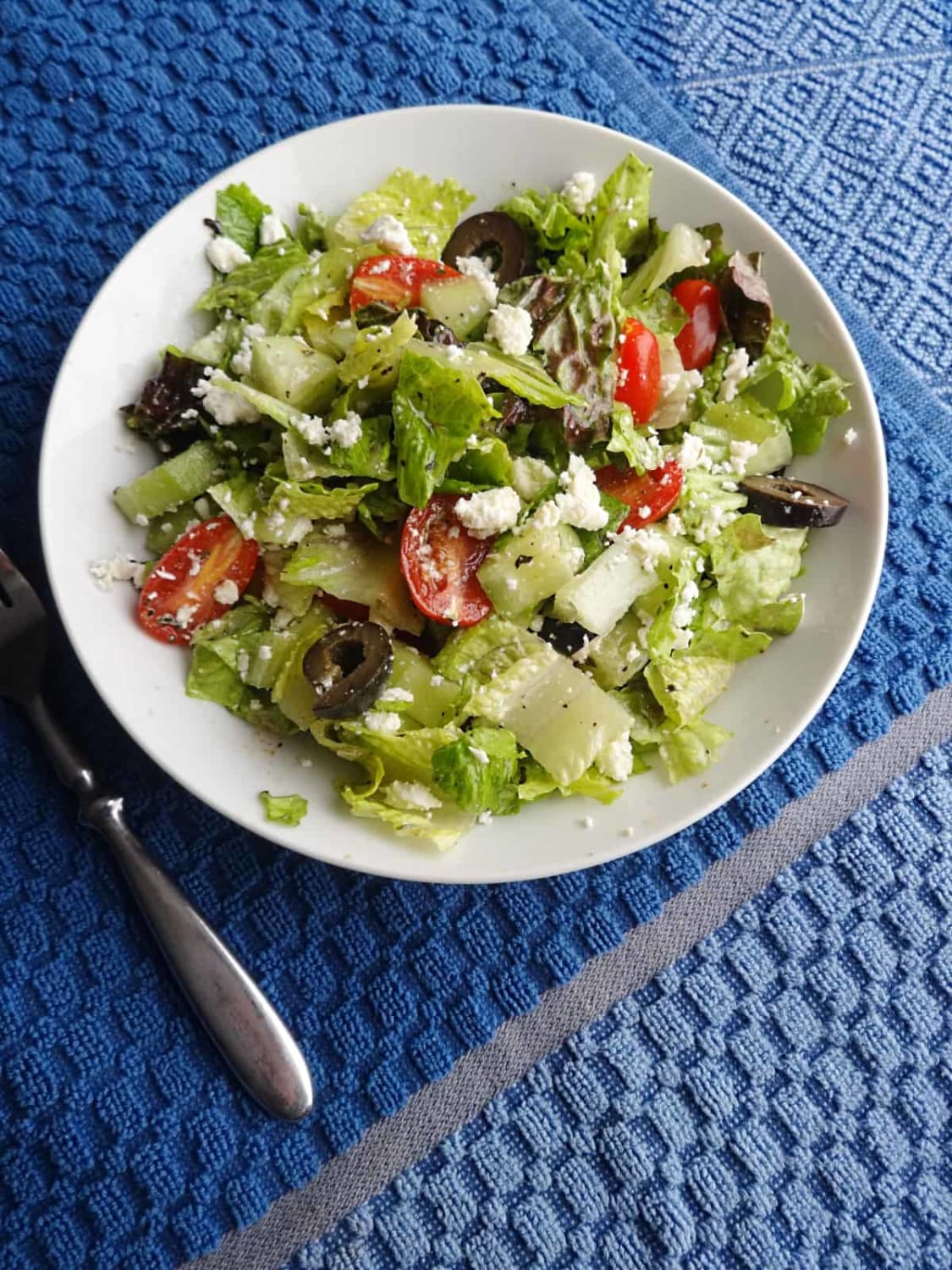 Mediterranean Salad with Lime Vinaigrette