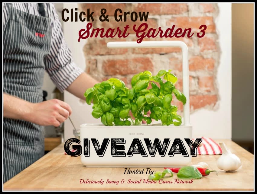 WIN a Click & Grow Smart Garden 3 when this Gift Guide Giveaway ends 10/31