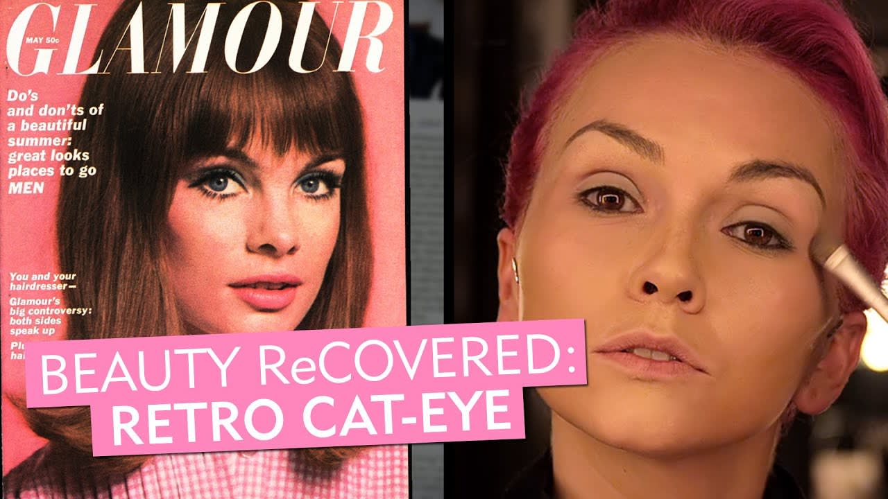 Jean Shrimpton’s Retro Pastel Eye Shadow-Glamour’s Beauty Recovered w/Kandee Johnson-Makeup Tips