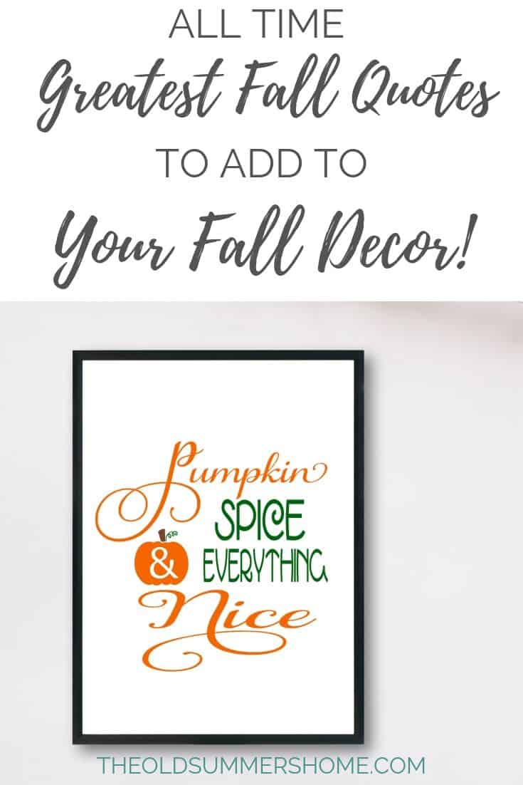 Fall Quotes- 5 of the Most Popular and How to Craft with Them