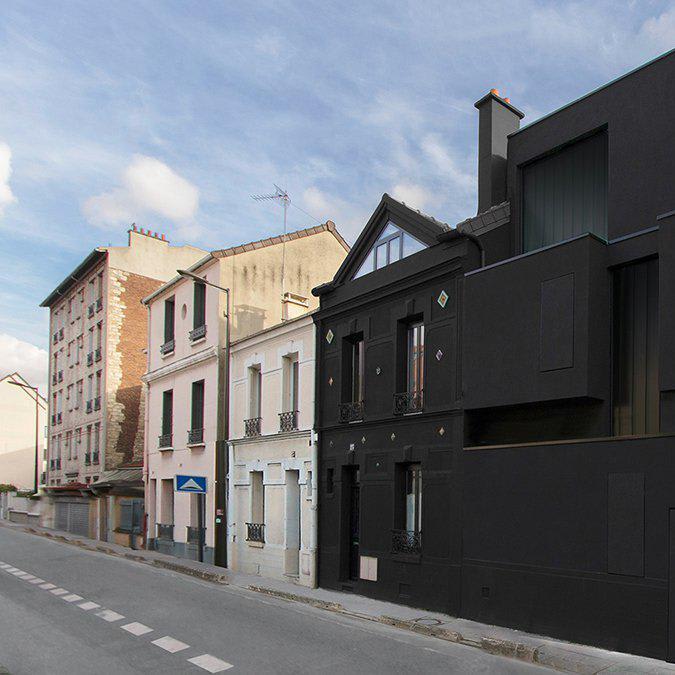 malka architecture adds 2-floor extension to 19th century building in paris