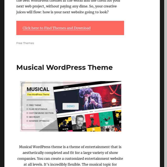 Free Wordpress themes - New Wordpress themes, templates. Free download
