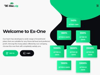 Ex-one.vip Review: PAYING or SCAM? | Bit-Sites