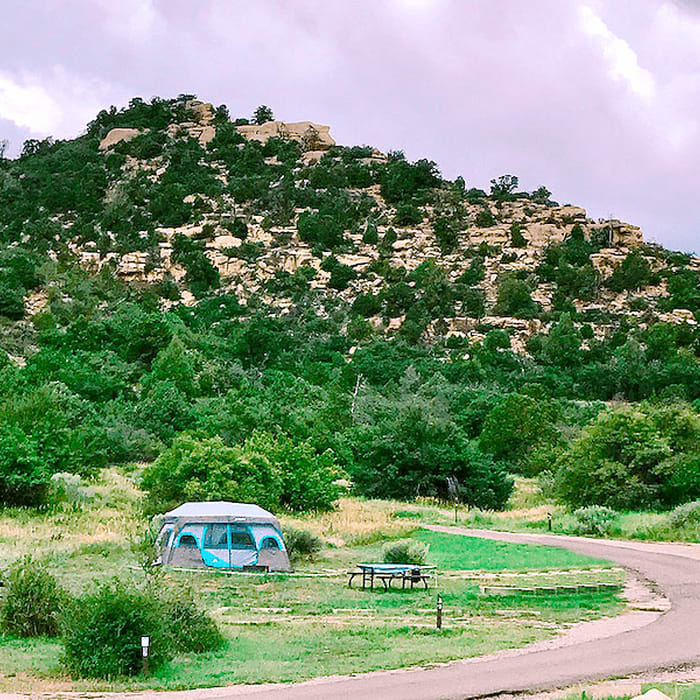 This is the ONLY campground inside Mesa Verde National Park.
