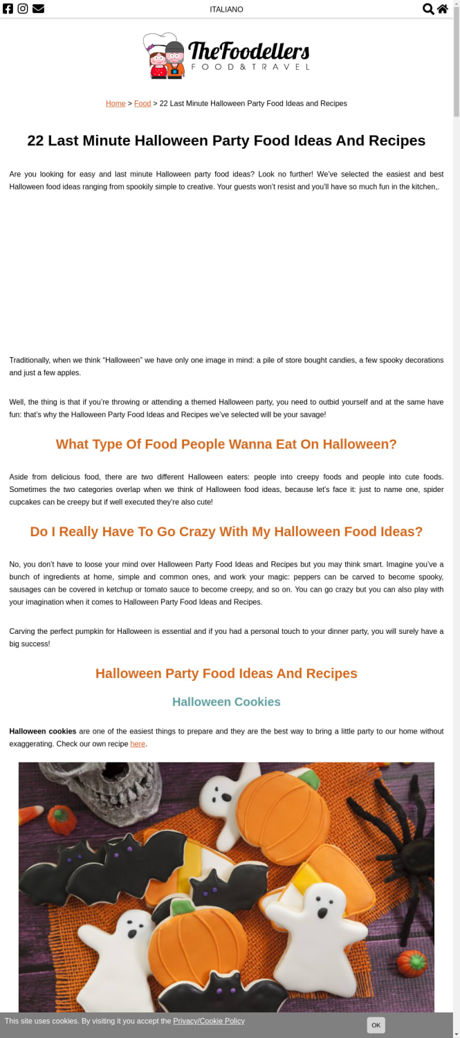 22 Last Minute Halloween Party Food Ideas and Recipes