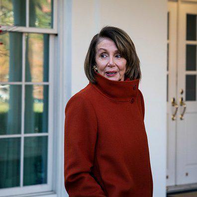 Nancy Pelosi Has a Post-Oval Office Meeting Moment
