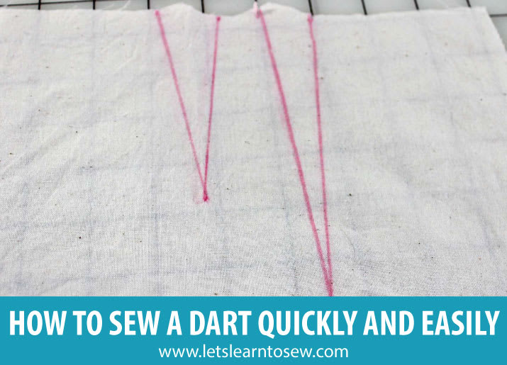 How to Sew a Dart Quickly and Easily, Includes Video