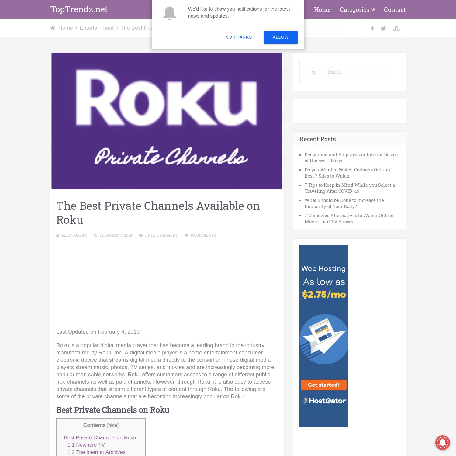 The Best Private Channels Available on Roku