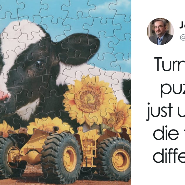 Artist Comes Up With Genius Way To Use Puzzles, Sells The Result For Up To $650