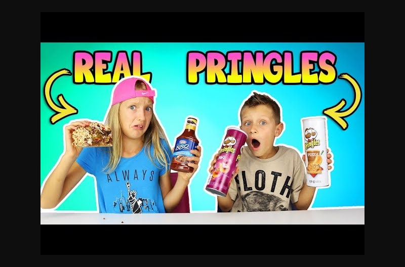 PRINGLES vs REAL!!!!!