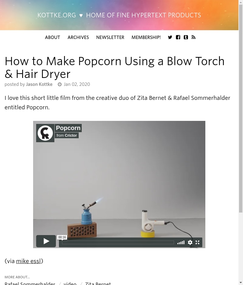 How to Make Popcorn Using a Blow Torch & Hair Dryer