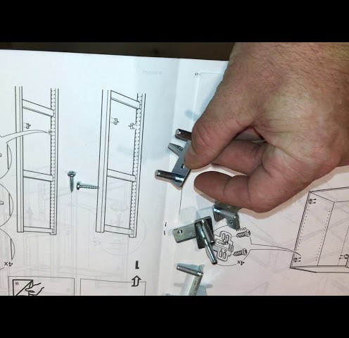 DIY IKEA IVAR Model Kitchen Hutch Shelving Assembly