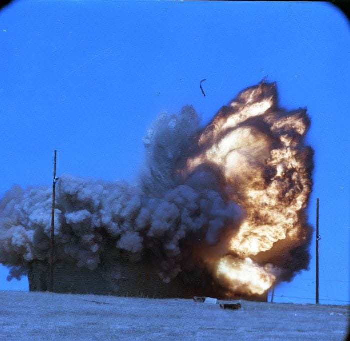 GD/Astronautics Launch Explosion
