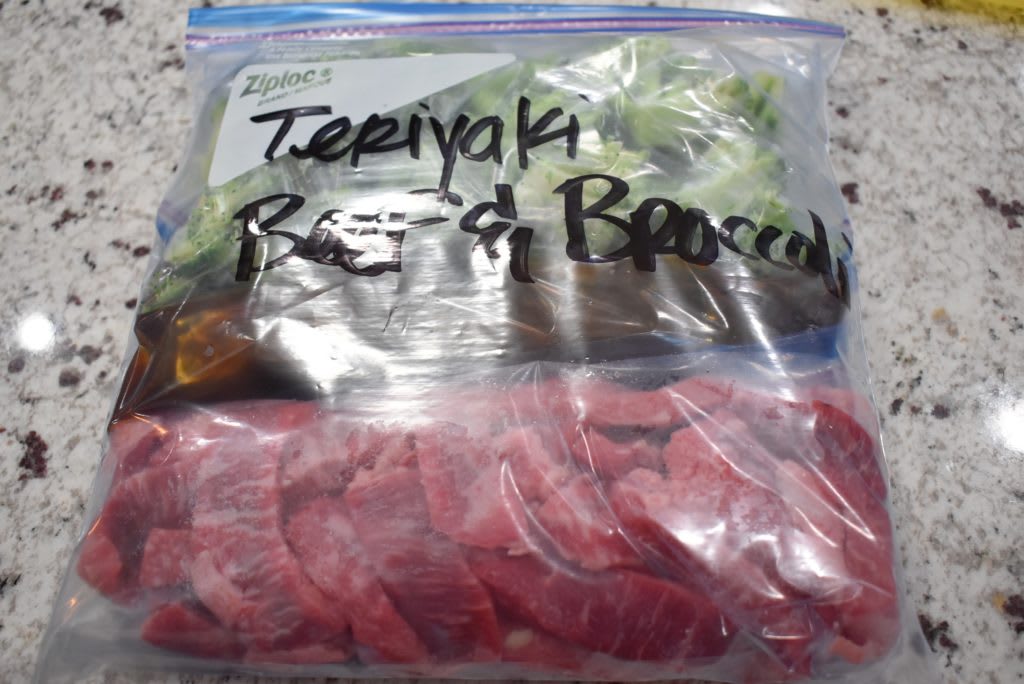 Teriyaki Beef and Broccoli Freezer Meal
