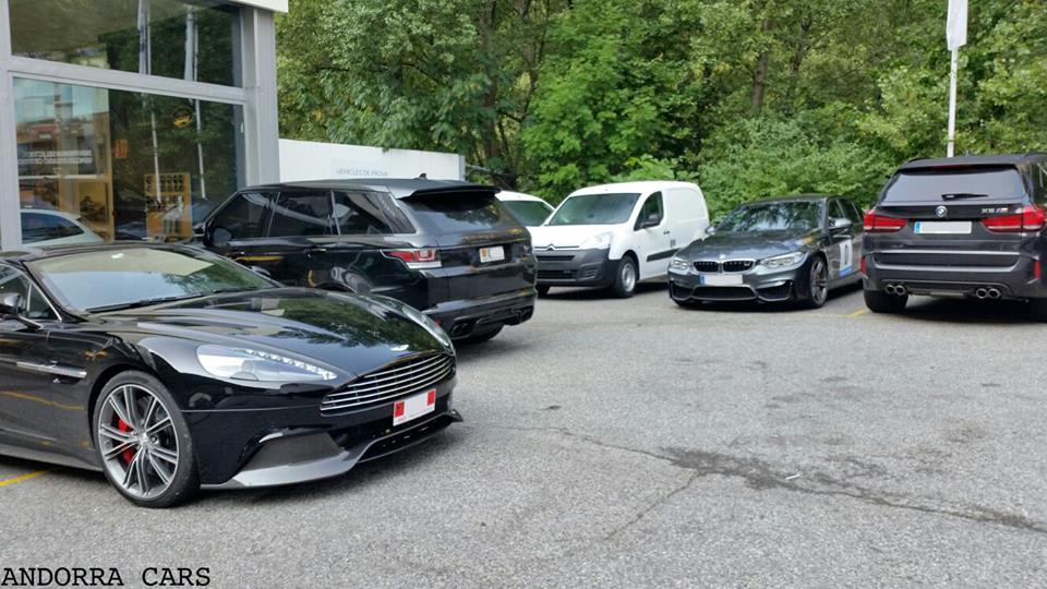 Aston Martin Vanquish, Range Rover Sport SVR, BMW M3, BMW X5 M • ALL ANDORRA