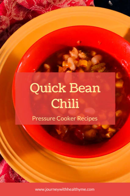 Quick Bean Chili - Journey With Healthy Me