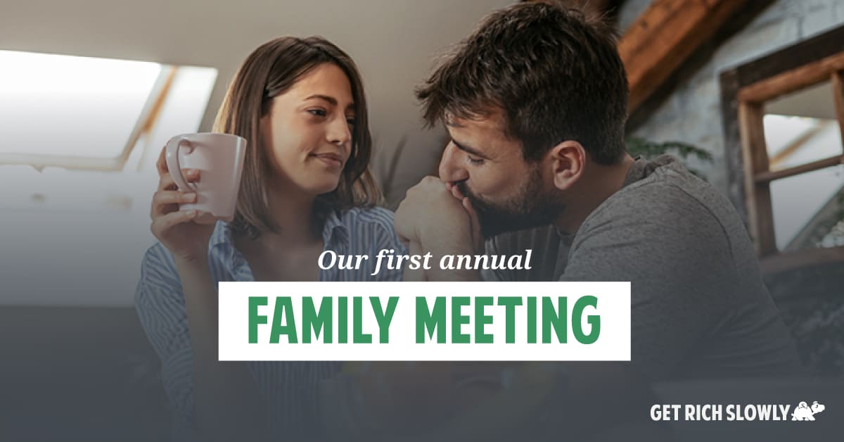 Our first annual family meeting
