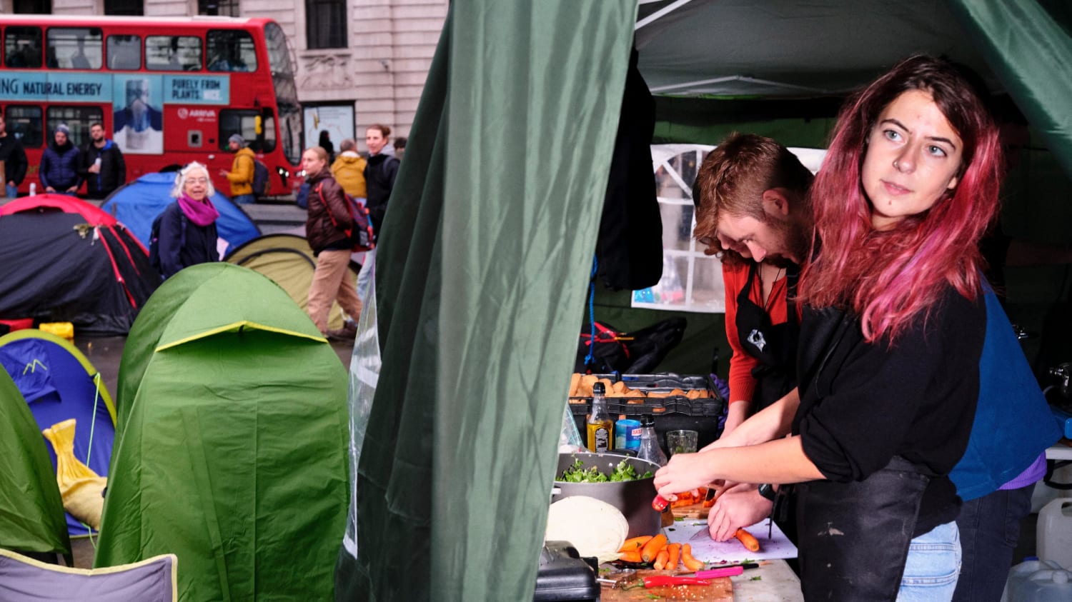 How to feed a protest movement: cooking with Extinction Rebellion