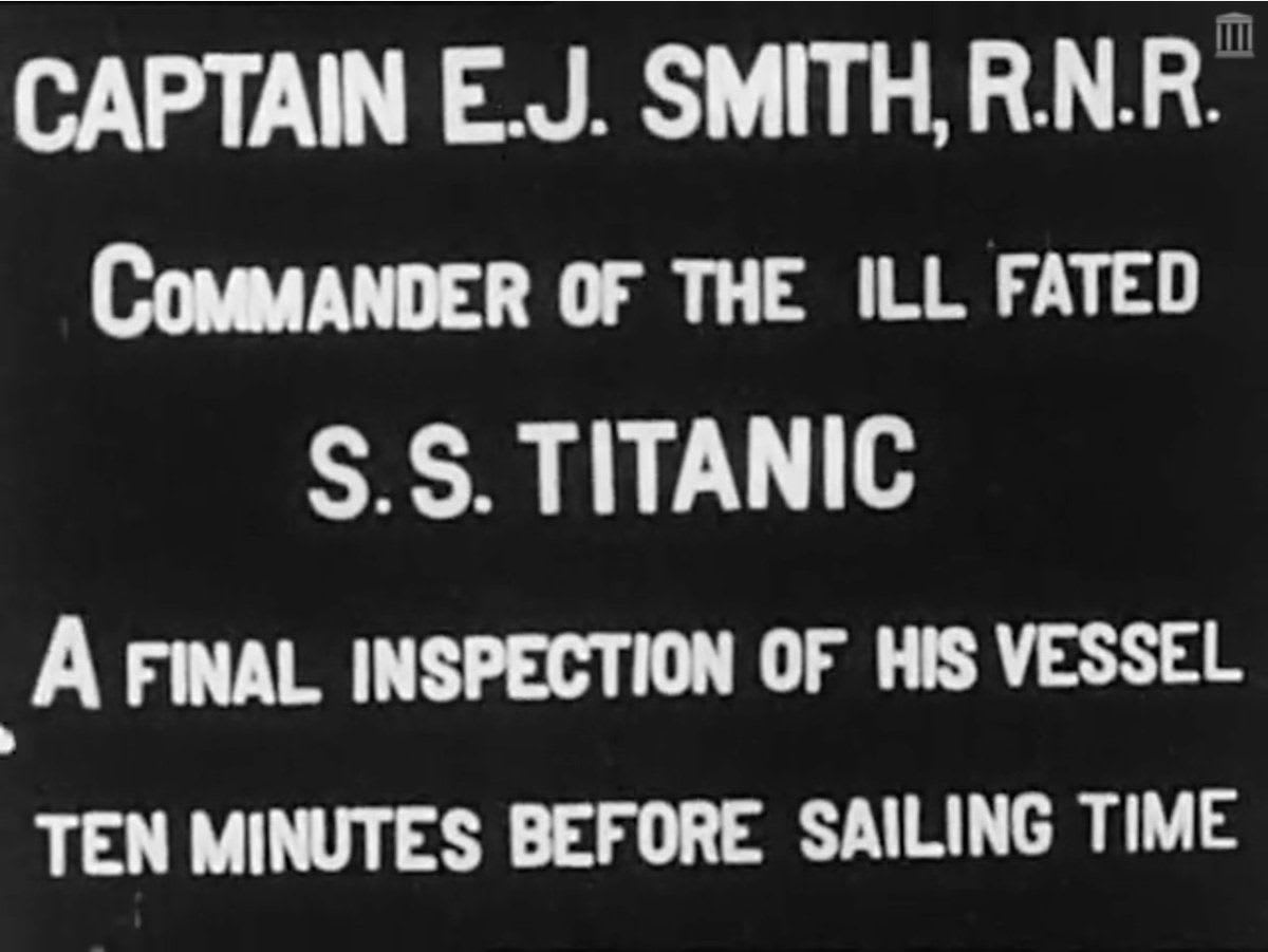 OnThisDay in 1912, the Titanic sank. Later that year a short film came out that appeared to show the interior and deck of the ship only minutes prior to its ill-fated voyage, but it was a (fairly convincing!) fake. Watch it here: