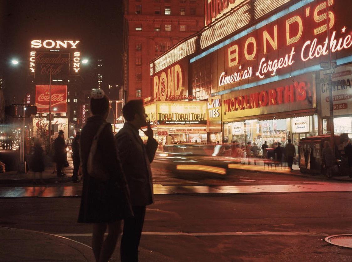 44th and Broadway NY, USA 1976