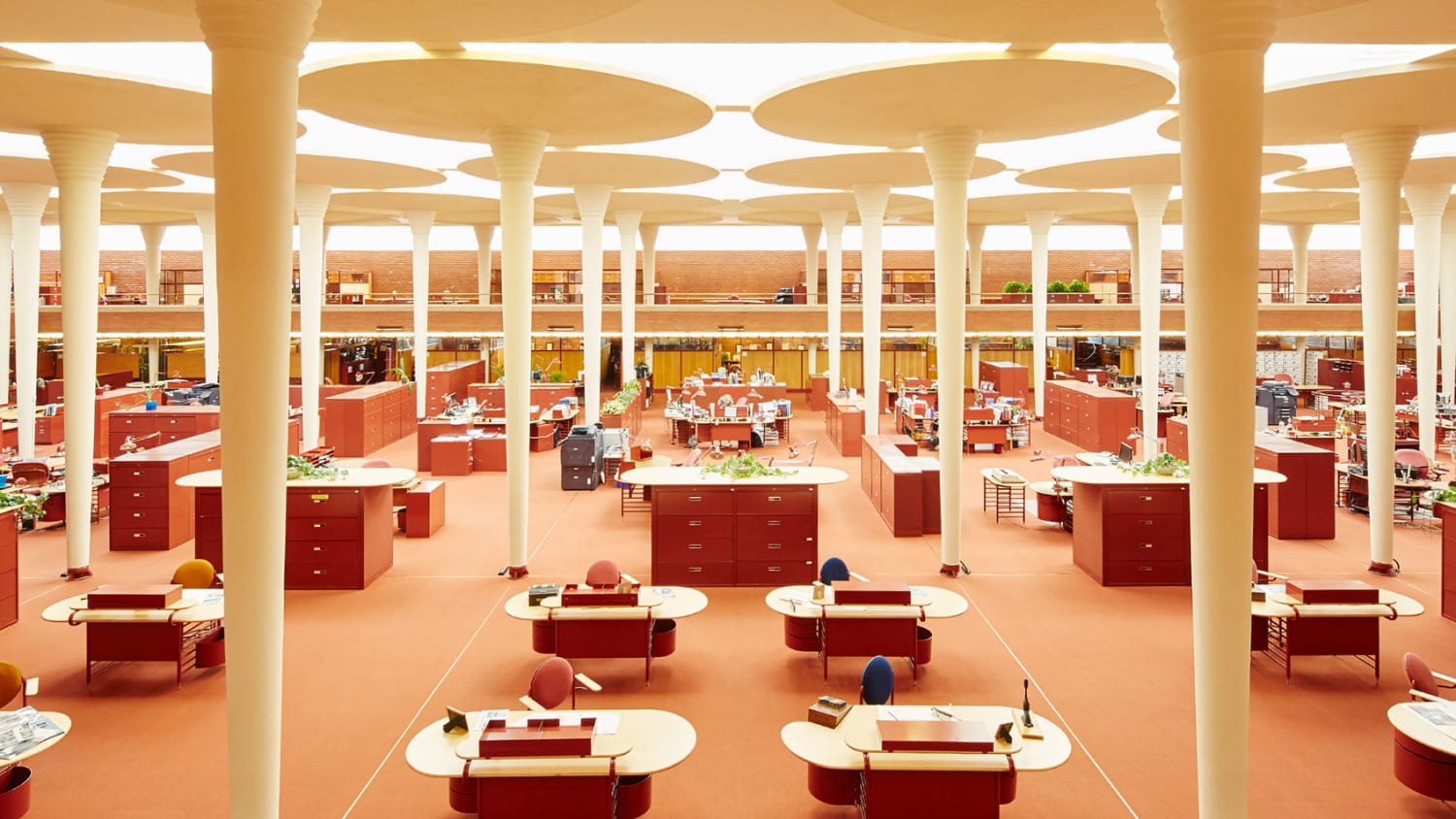 Office designed by Frank Lloyd Wright