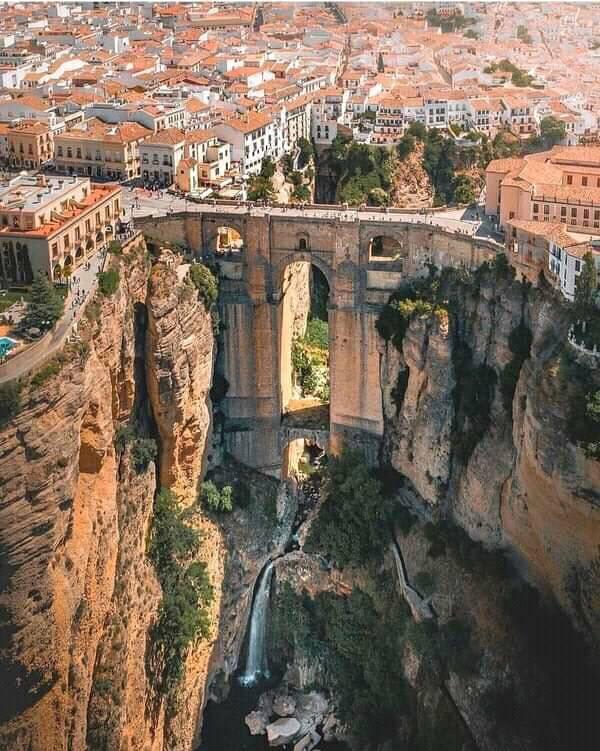 Amazing bridge in Ronda, Andalusia, Spain.