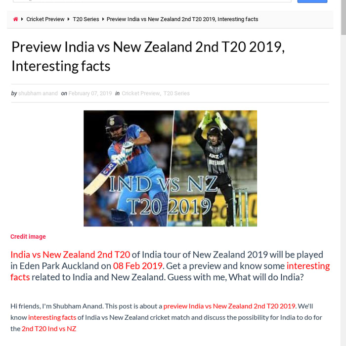 Preview India vs New Zealand 2nd T20 2019, Interesting facts
