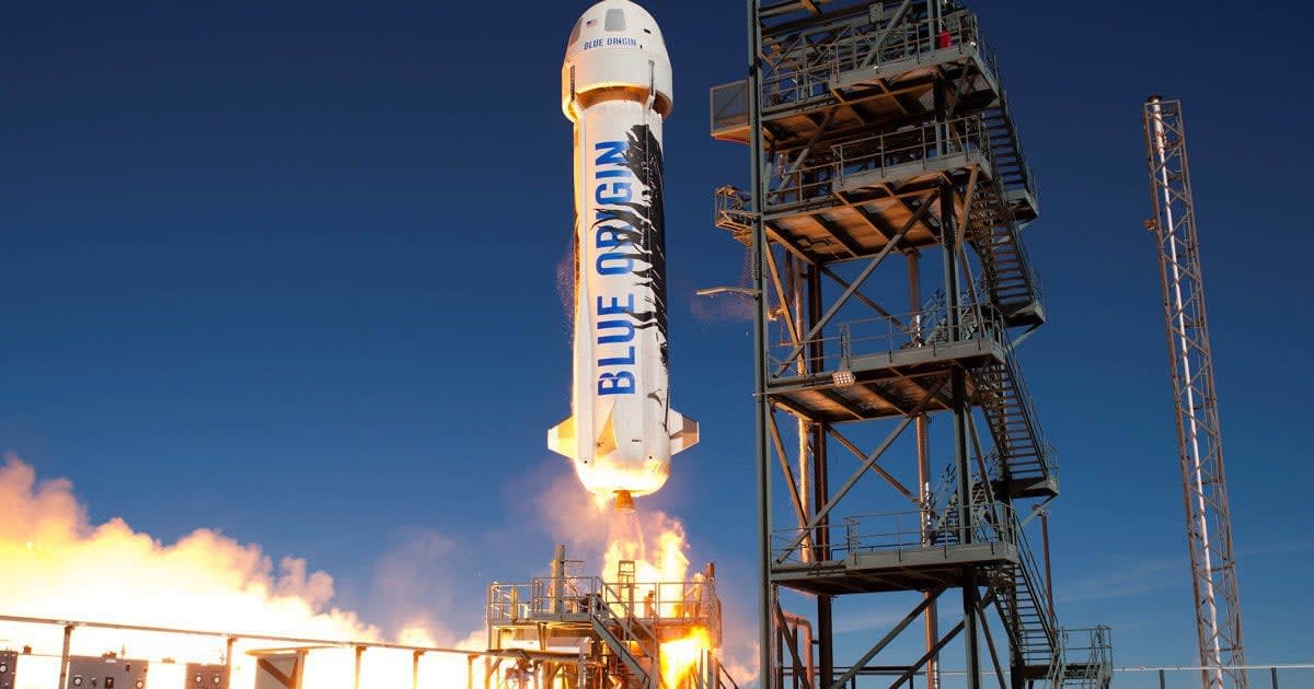 Someone just bid $4M for a seat next to Jeff Bezos on his Blue Origin rocket ride
