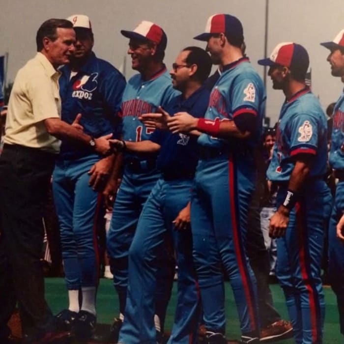 That time George H.W. Bush witnessed a brawl at a Minor League Baseball game