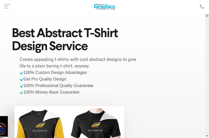 Abstract T-Shirt Design Service For Your Business, Team, eCommerce, Event
