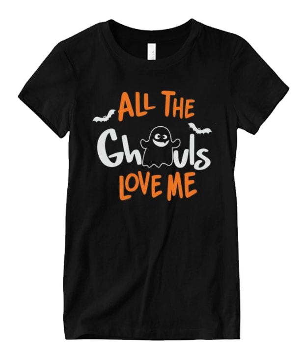 All the Ghouls Love Me Ghost Halloween Matching T Shirt