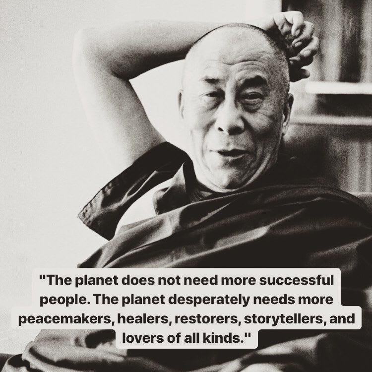 Erica Iman Studio on Instagram: “✌🏽Happy Solstice✌🏽 -Dalai Lama” | Incredible quote, Soul poetry, Strong quotes