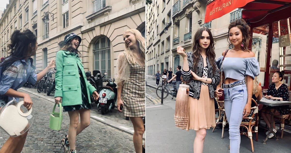 These Behind-the-Scenes Emily in Paris Cast Photos Will Have You Daydreaming About Paris