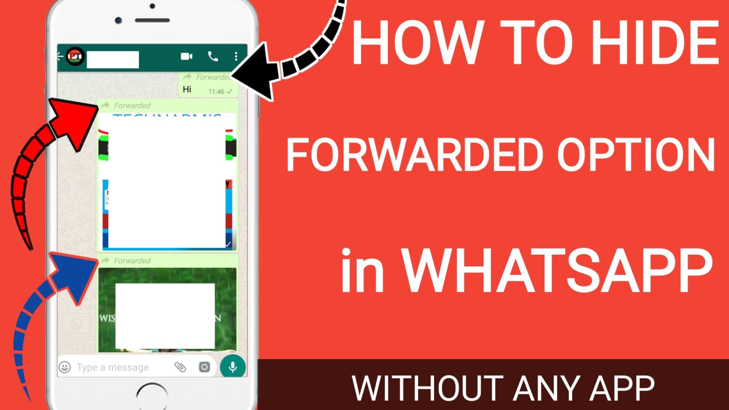 How To Remove Forwarded Tag From Whatsapp
