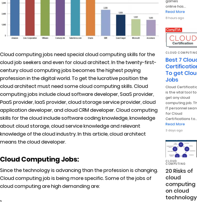 17 Cloud Computing Jobs and 17 cloud computing Skills - Cloud Computing