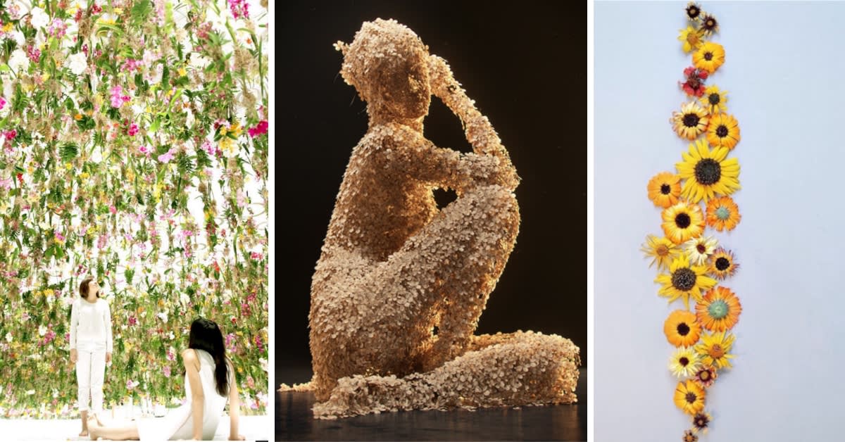 25+ Blossoming Works of Art Made Out of Real Flowers
