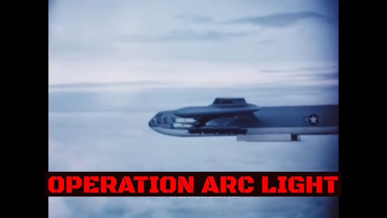 B-52 BOMBER OPERATION ARC LIGHT 1965 GUAM TO VIETNAM BOMBING MISSIONS (SILENT) 21794