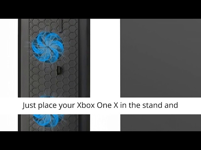 FastSnail: Cooling Fan Stand Xbox One X Compatible with 3 USB Ports