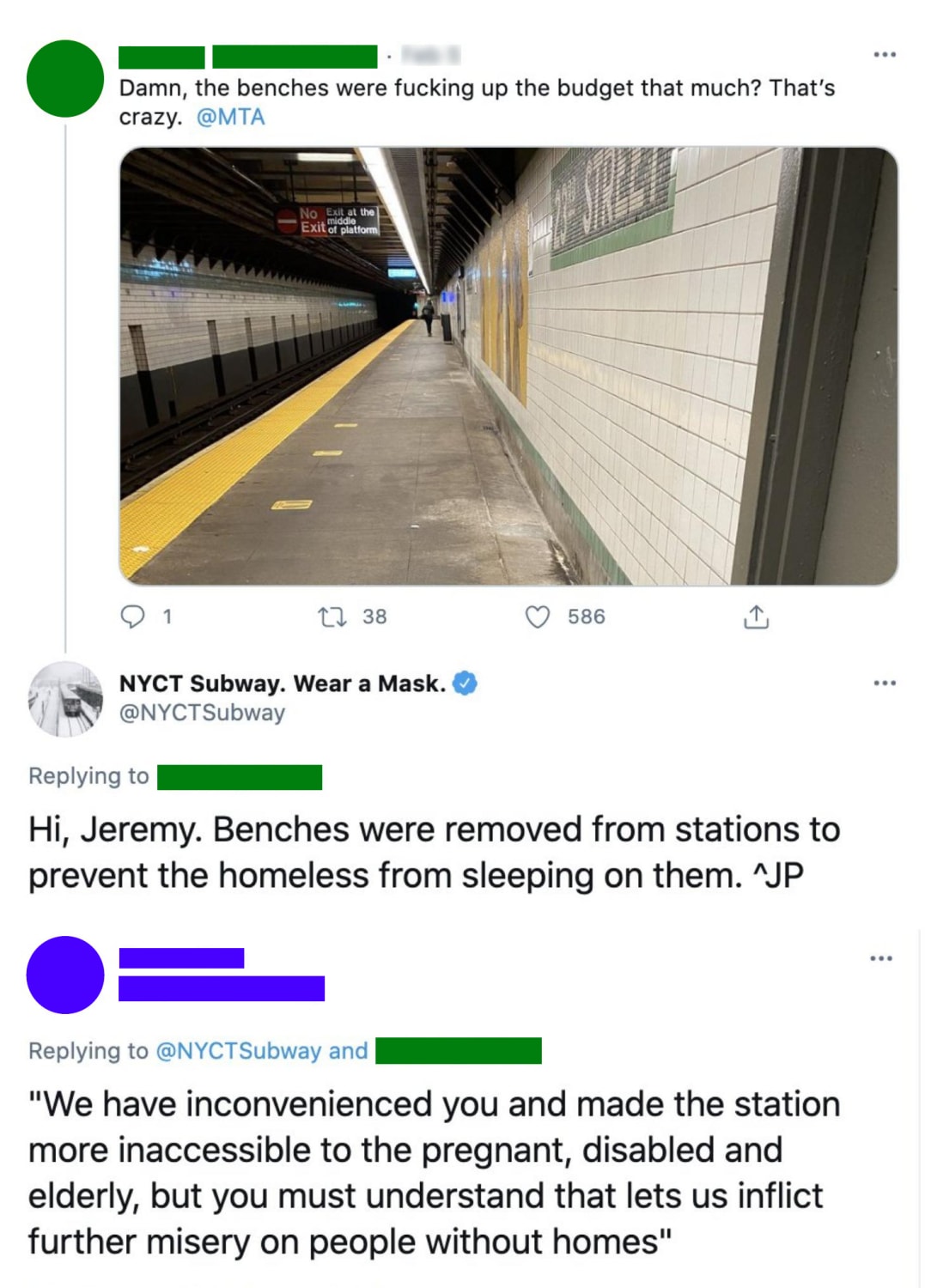 The homeless