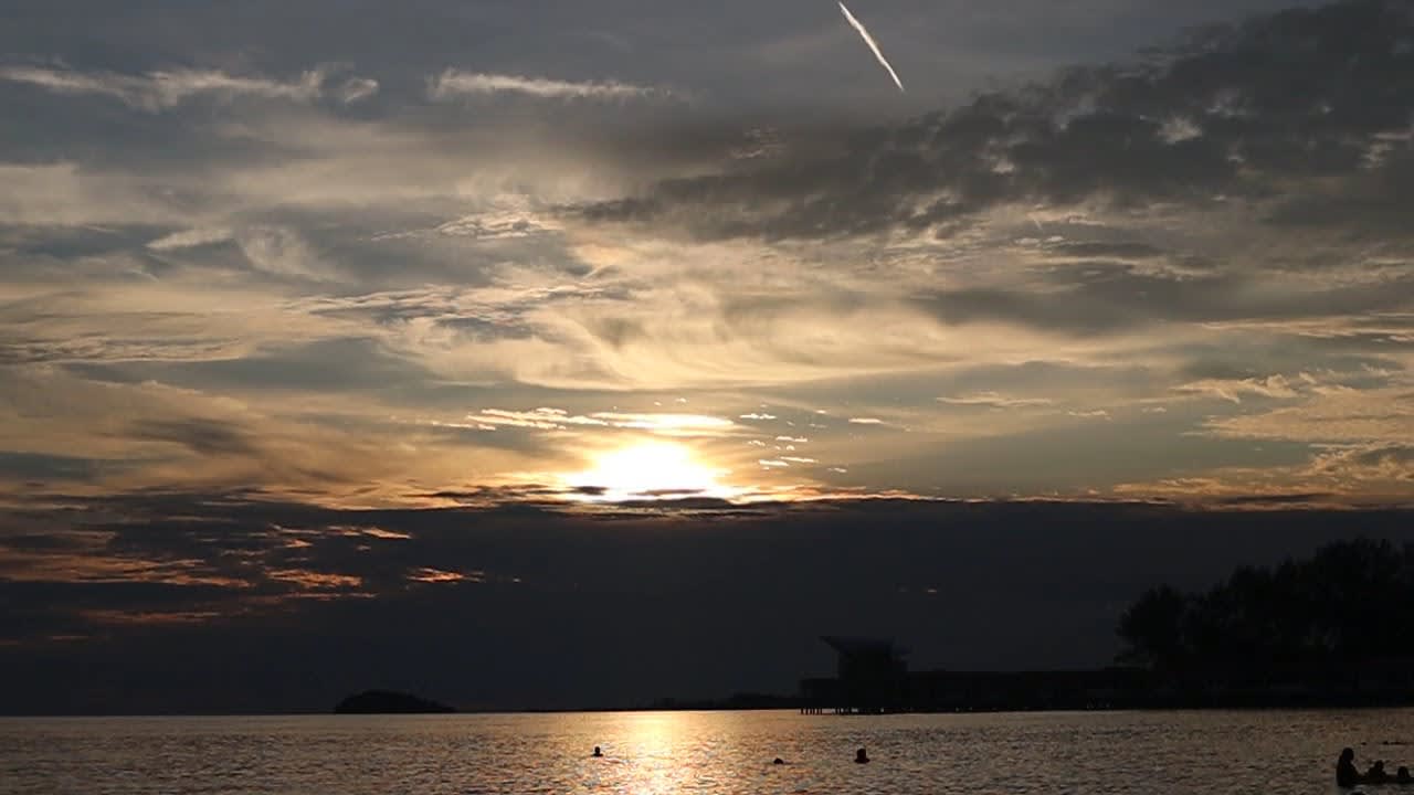 Sunset view at Saujana Beach, Port Dickson, Malaysia. Short video about Saujana Beach.