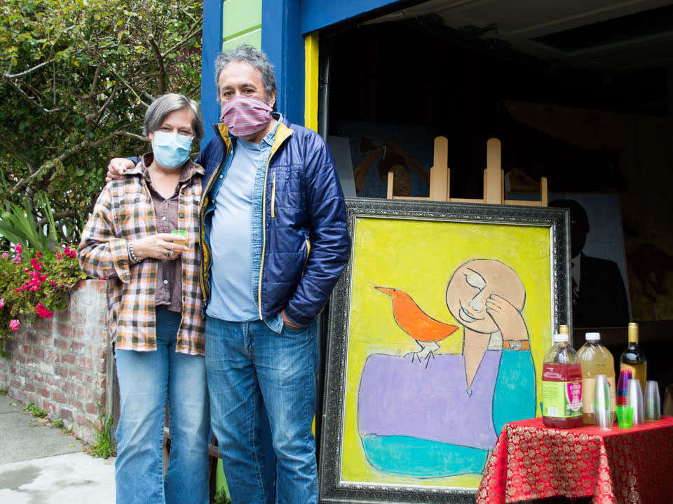 'Artists-in-place': Bernal Heights neighbors transform homes into outdoor gallery walk