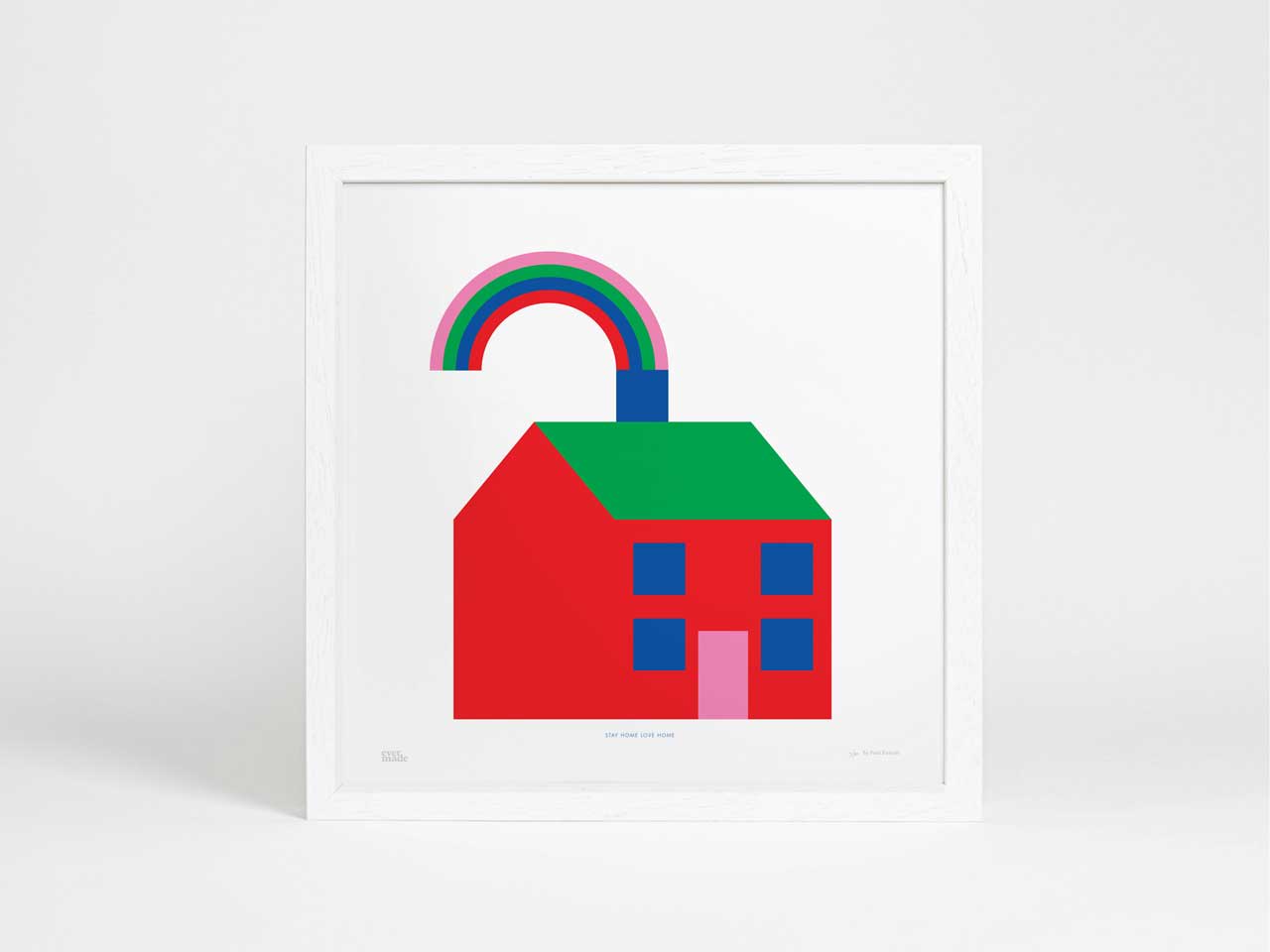 Evermade Rainbow Art Prints to Support Frontline Workers of the NHS - Design Milk