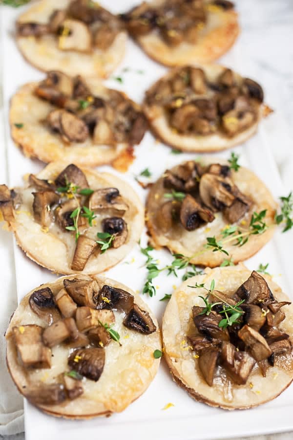 Savory Gruyere Mini Mushroom Tarts Recipe