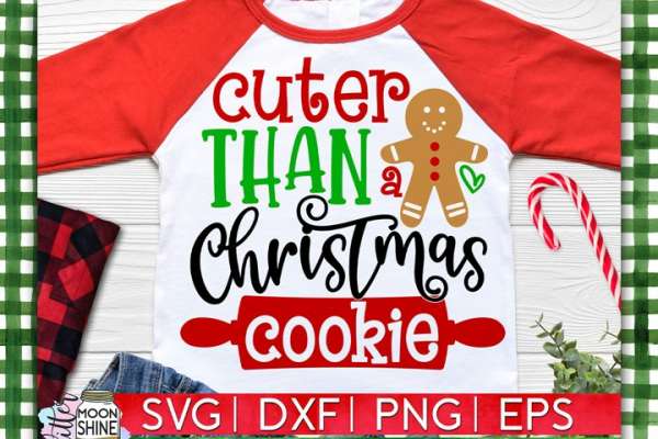 Cuter Than A Christmas Cookie Free SVG