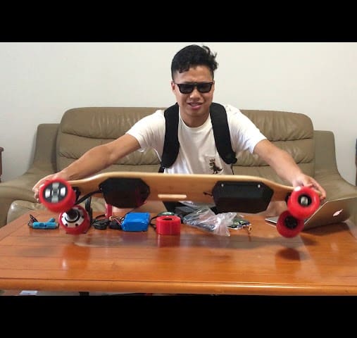 2017 budget and high quality wowgo electric skateboard