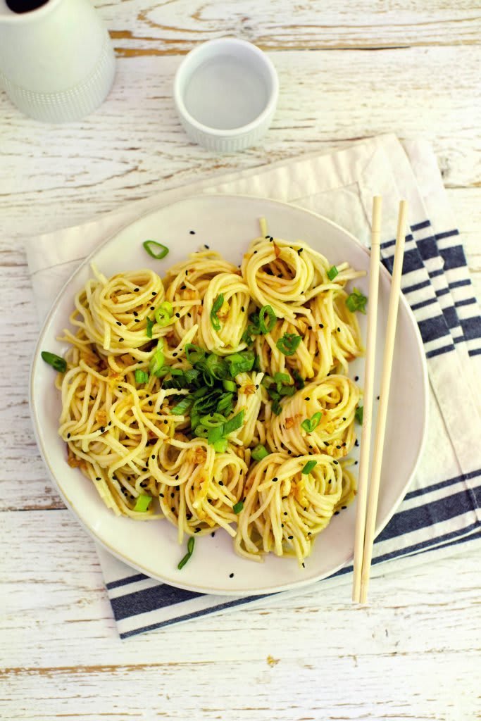 Miso and Garlic Butter Noodles