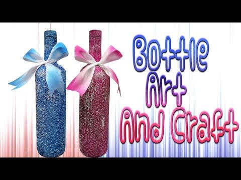 DIY SIMPLE AND EASY BOTTLE DECORATION IDEAS / ROOM DECOR / BOTTLE RECYCLING CRAFT